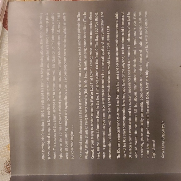 2/$8 ❀James Last Remembers The Sixties CD - Picture 4 of 8